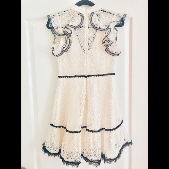 Alexis lily lace choker dress white black small - Picture 8 of 8